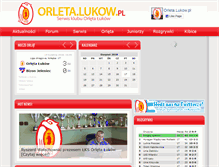 Tablet Screenshot of orleta.lukow.pl