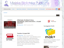 Tablet Screenshot of biblioteka.lukow.pl